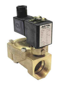 Клапан электромагнитный для воды АСТА ЭСК 410-411 поршневой Астима