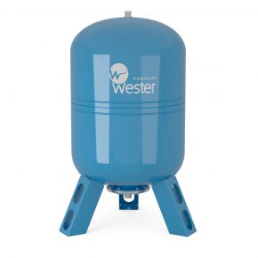 Вертикальные гидроаккумуляторы Вестер/Wester Premium WAV150 (150 л, 10 bar) нерж. контрфланец Wester