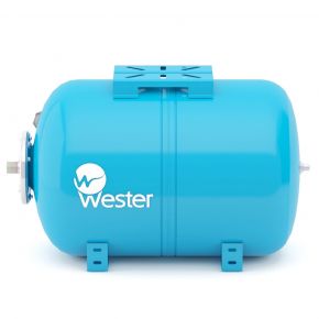 Горизонтальные мембранные баки для водоснабжения Вестер/Wester WAO80 (80 л, 10 bar) Wester