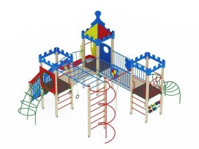 Детский игровой комплекс "Волшебный город" для детской площадки