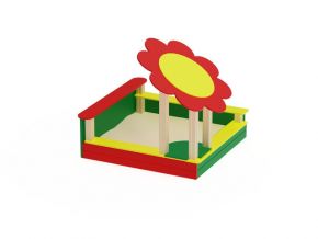 Песочница "Ромашка" для детской площадки, дачи, детского сада